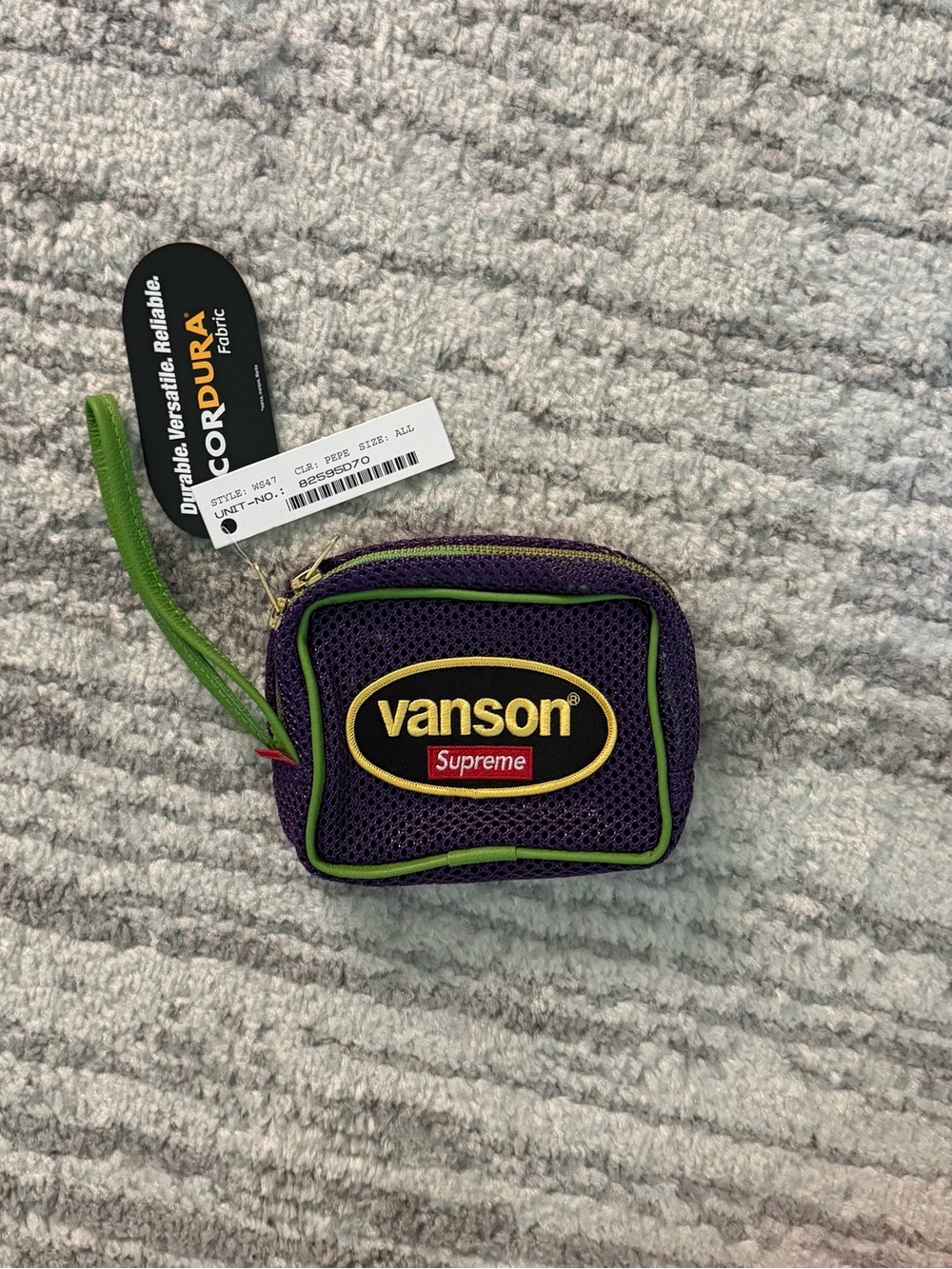 Supreme x Vanson Leathers Cordura Mesh Wrist Bag